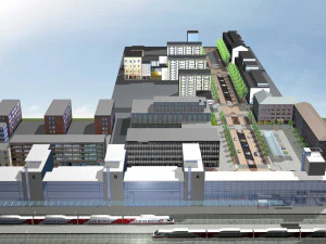 Railway Station PP 3D Model