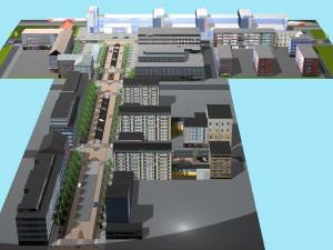 Railway Station PP 3D Model