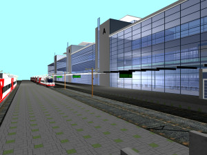 Railway Station PP 3D मॉडल