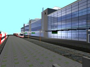 Railway Station PP 3D Model