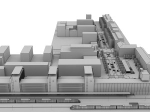 Railway Station PP 3D मॉडल