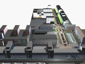 Railway Station PP 3D Model