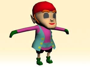 GAME MODEL LOW POLY PP 01 3D मॉडल