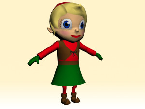 GAME MODEL LOW POLY PP 01 3D मॉडल
