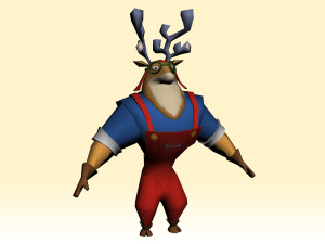 GAME MODEL LOW POLY PP 01 3D मॉडल