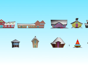 GAME MODEL LOW POLY PP 02 3D मॉडल