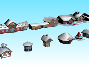 GAME MODEL LOW POLY PP 02 Modèle 3D