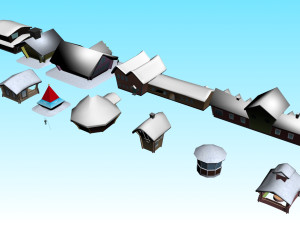 GAME MODEL LOW POLY PP 02 Modèle 3D