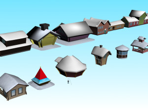 GAME MODEL LOW POLY PP 02 Modèle 3D