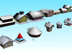 GAME MODEL LOW POLY PP 02 3D Model