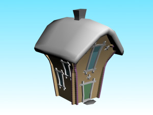 GAME MODEL LOW POLY PP 02 Modèle 3D