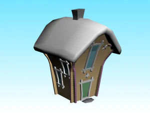 GAME MODEL LOW POLY PP 02 3D Model