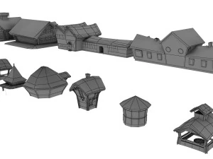 GAME MODEL LOW POLY PP 02 3D Model