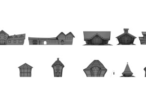 GAME MODEL LOW POLY PP 02 Modèle 3D