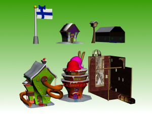 GAME MODEL LOW POLY PP 03 3D Модель