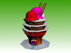 GAME MODEL LOW POLY PP 03 3D Model