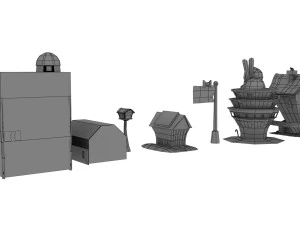 GAME MODEL LOW POLY PP 03 3D Model