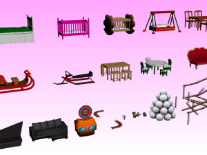 GAME MODEL LOW POLY PP 04 Modèle 3D