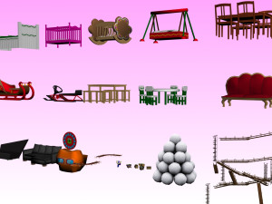 GAME MODEL LOW POLY PP 04 3D 모델