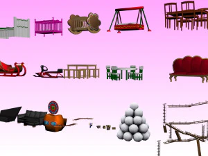 GAME MODEL LOW POLY PP 04 3D Model