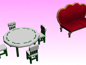 GAME MODEL LOW POLY PP 04 3D Model