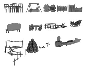 GAME MODEL LOW POLY PP 04 3D 모델