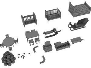 GAME MODEL LOW POLY PP 04 3D 모델