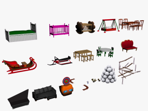 GAME MODEL LOW POLY PP 04 3D 모델
