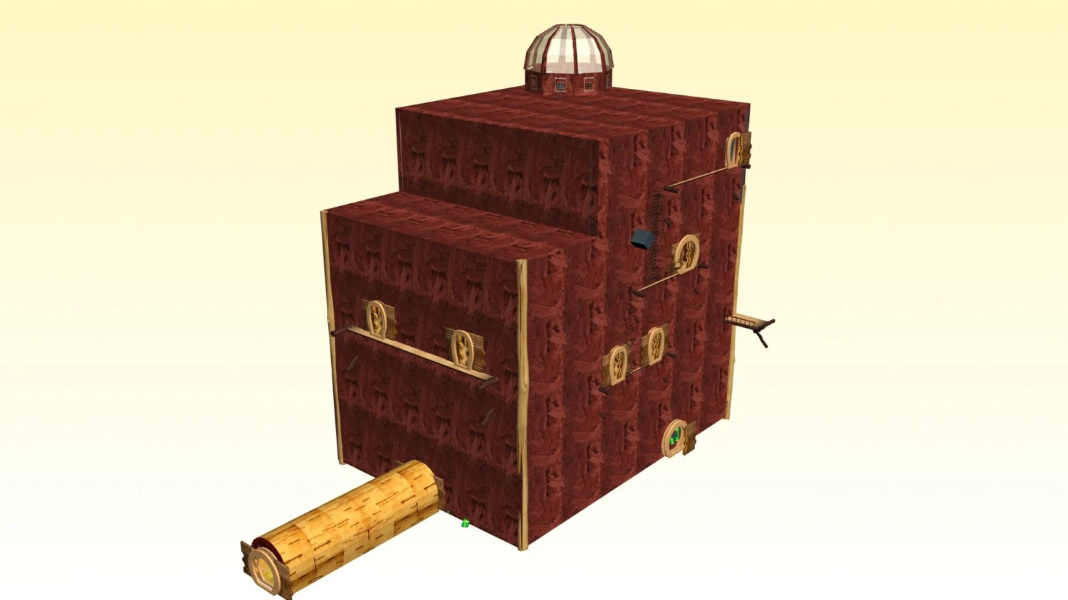 GAME MODEL LOW POLY PP 05 3D Model .c4d .max .obj .3ds .fbx .stl .blend 