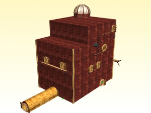 GAME MODEL LOW POLY PP 05 Modèle 3D