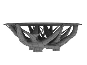 COFFEE TABLE TEAK ROOT Modello 3D