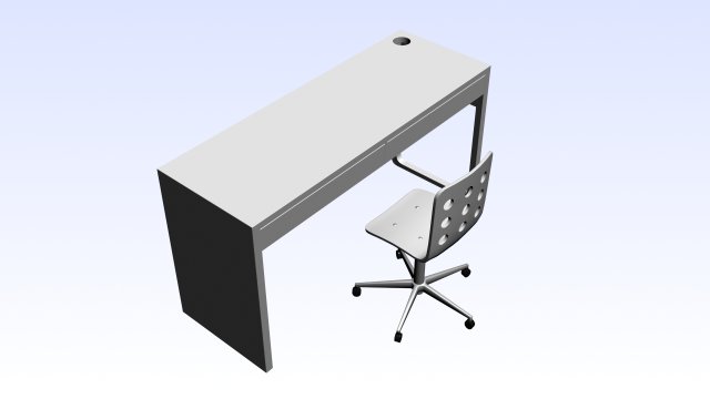 KIDS COMBO DESK 01 Model 3D .c4d .max .obj .3ds .fbx .stl .blend 