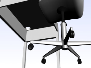 KIDS COMBO DESK 01 Model 3D