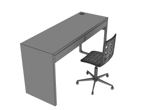 KIDS COMBO DESK 01 Model 3D