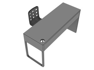 KIDS COMBO DESK 01 Model 3D