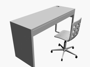 KIDS COMBO DESK 01 Model 3D