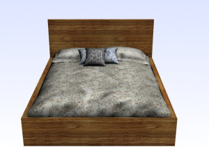 MANGO PLATFORM BED 3D 模型