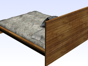 MANGO PLATFORM BED 3D 模型