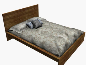 MANGO PLATFORM BED 3D Model