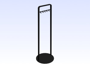 OFFICE COAT RACK Modelo 3D
