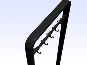 OFFICE COAT RACK Modelo 3D