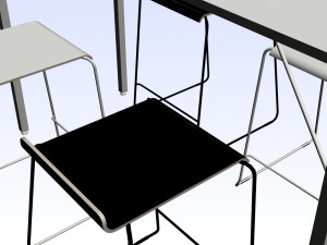 OFFICE COMBO TABLE 01 Modello 3D