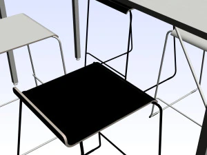 OFFICE COMBO TABLE 01 3D Model
