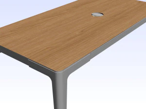 OFFICE MEETING DESK 01 3D Model