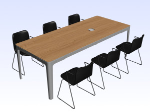 OFFICE MEETING DESK 02 Modèle 3D