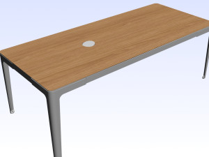 OFFICE MEETING DESK 02 3D Модель