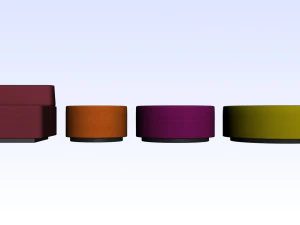 OFFICE SINGLE SOFA 3D Model