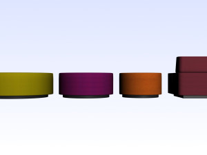 OFFICE SINGLE SOFA Model 3D
