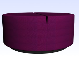 OFFICE SINGLE SOFA Model 3D