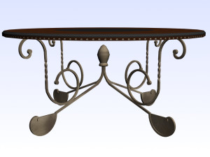 ROSEMONT COCKTAIL TABLE 3D Modell